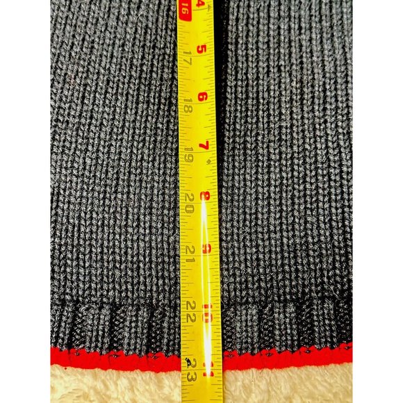 Vtg Woolrich Women Lambs Wool Blend Sweater Sled Ruby Cabin Snow Winter Large - Picture 6 of 7